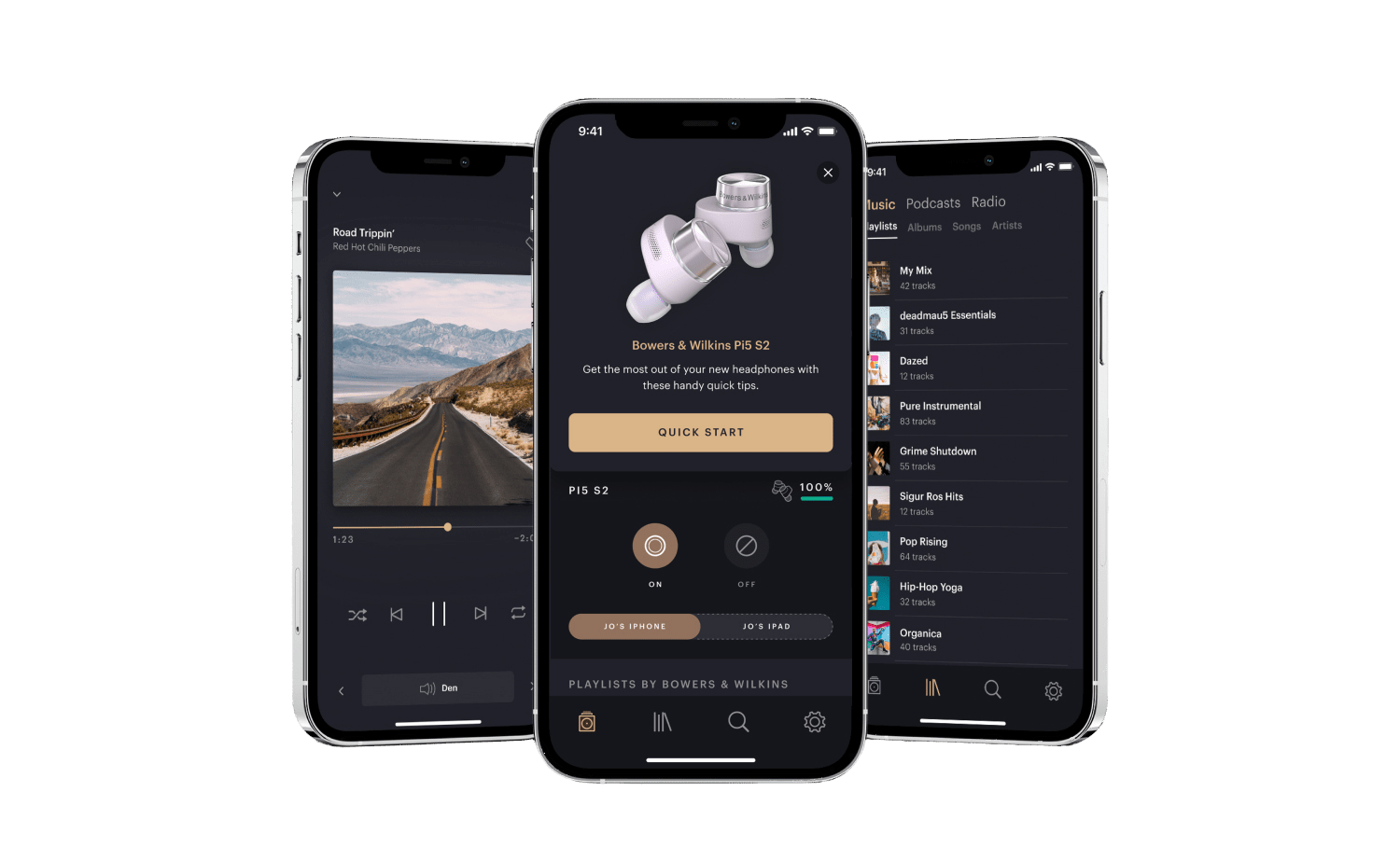 Pi5 S2 - Bowers & Wilkins Music app Pi5 S2 - Bowers & Wilkins Music app